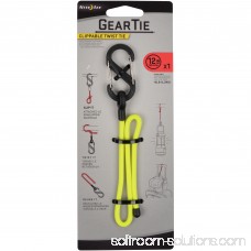 NITE IZE Clippable Gear Tie,Blk,12 In. L GLC12-01-R3 553281707